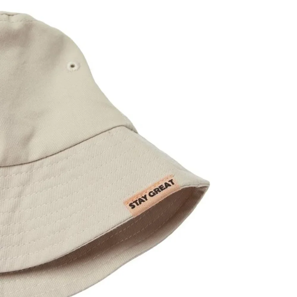 ZARA KIDS/ TWILL LABEL BOB HAT CREAM SIZE 10-14 YEARS | 0653/679/711